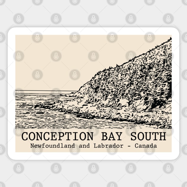 Conception Bay South - Newfoundland and Labrador Magnet by Lakeric